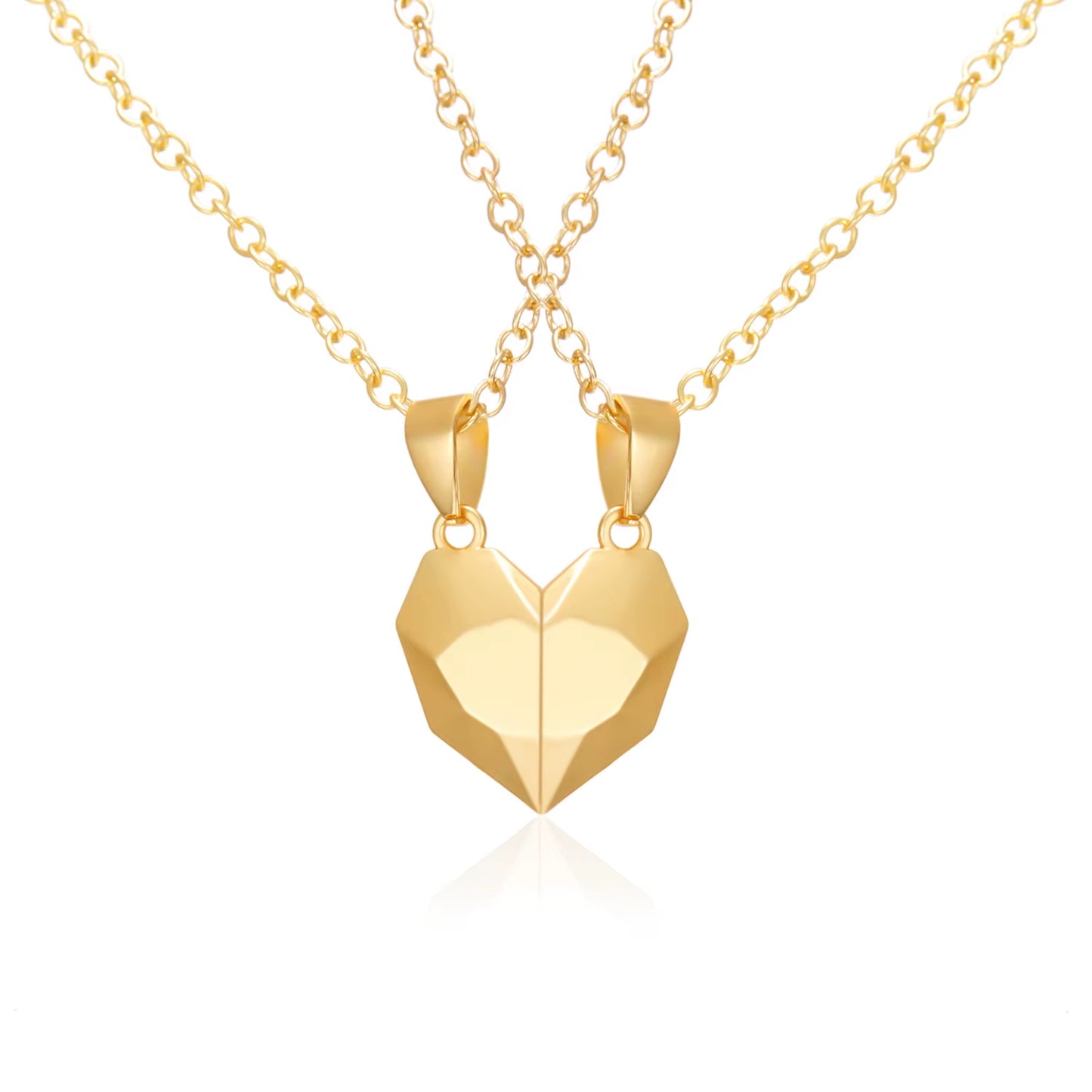 Magnetic Heart Couple Necklaces