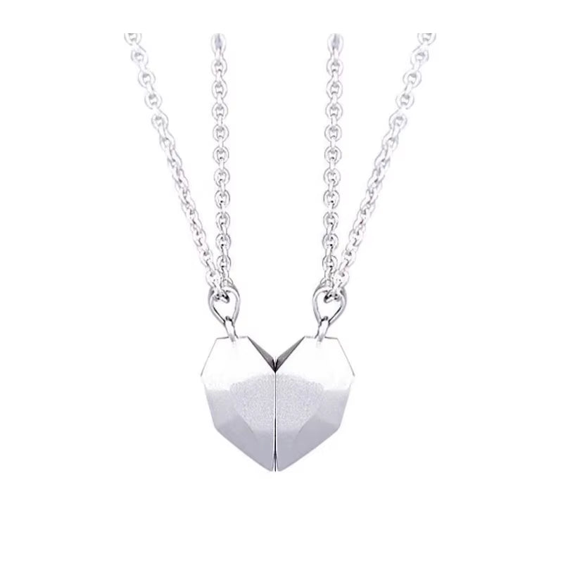 Magnetic Heart Couple Necklaces