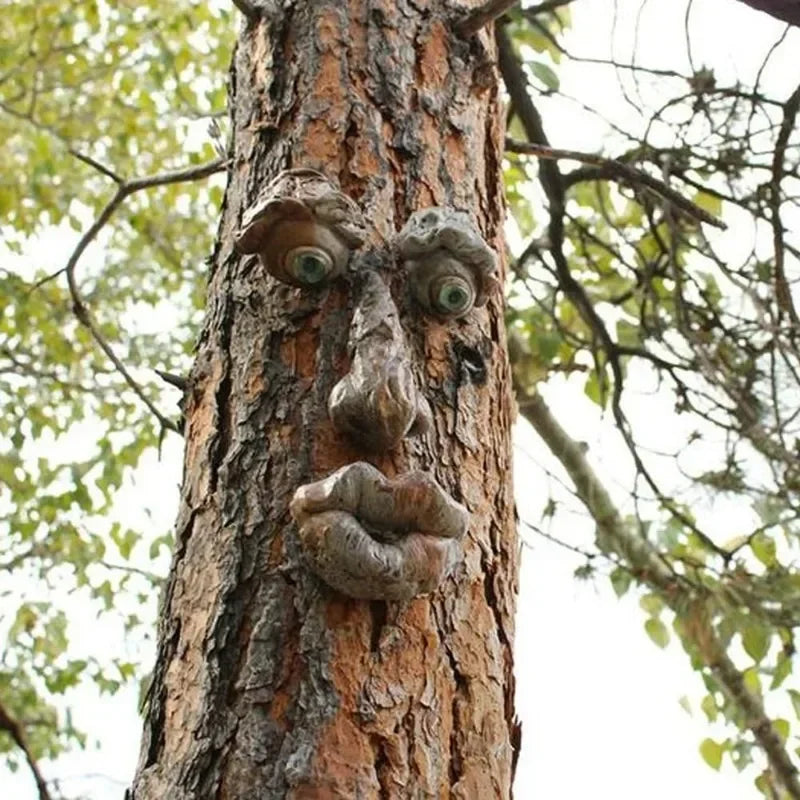 Tree Face Statue
