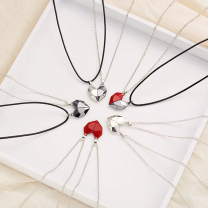 Magnetic Heart Couple Necklaces