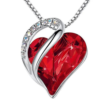 Unveil Your Love with the Elegant Ocean Heart Necklace and Eternal Rose Jewelry Box - The Ultimate Valentine's Day and Mother's Day Gift