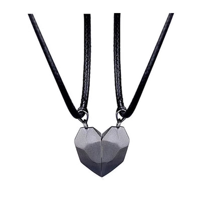 Magnetic Heart Couple Necklaces