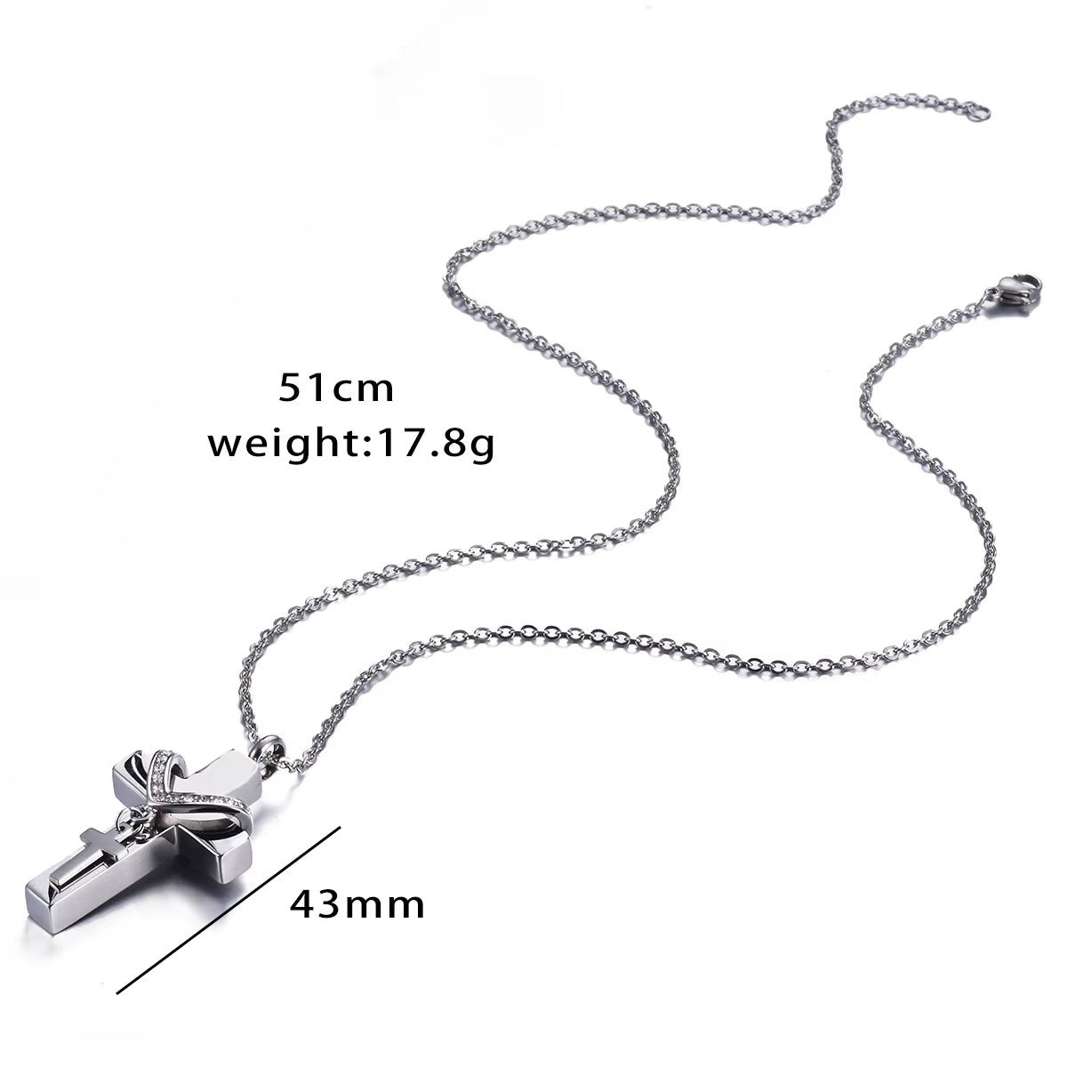 Stainless Steel Double Cross