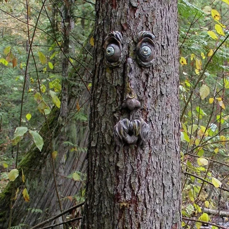 Tree Face Statue