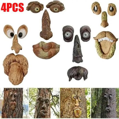 Tree Face Statue